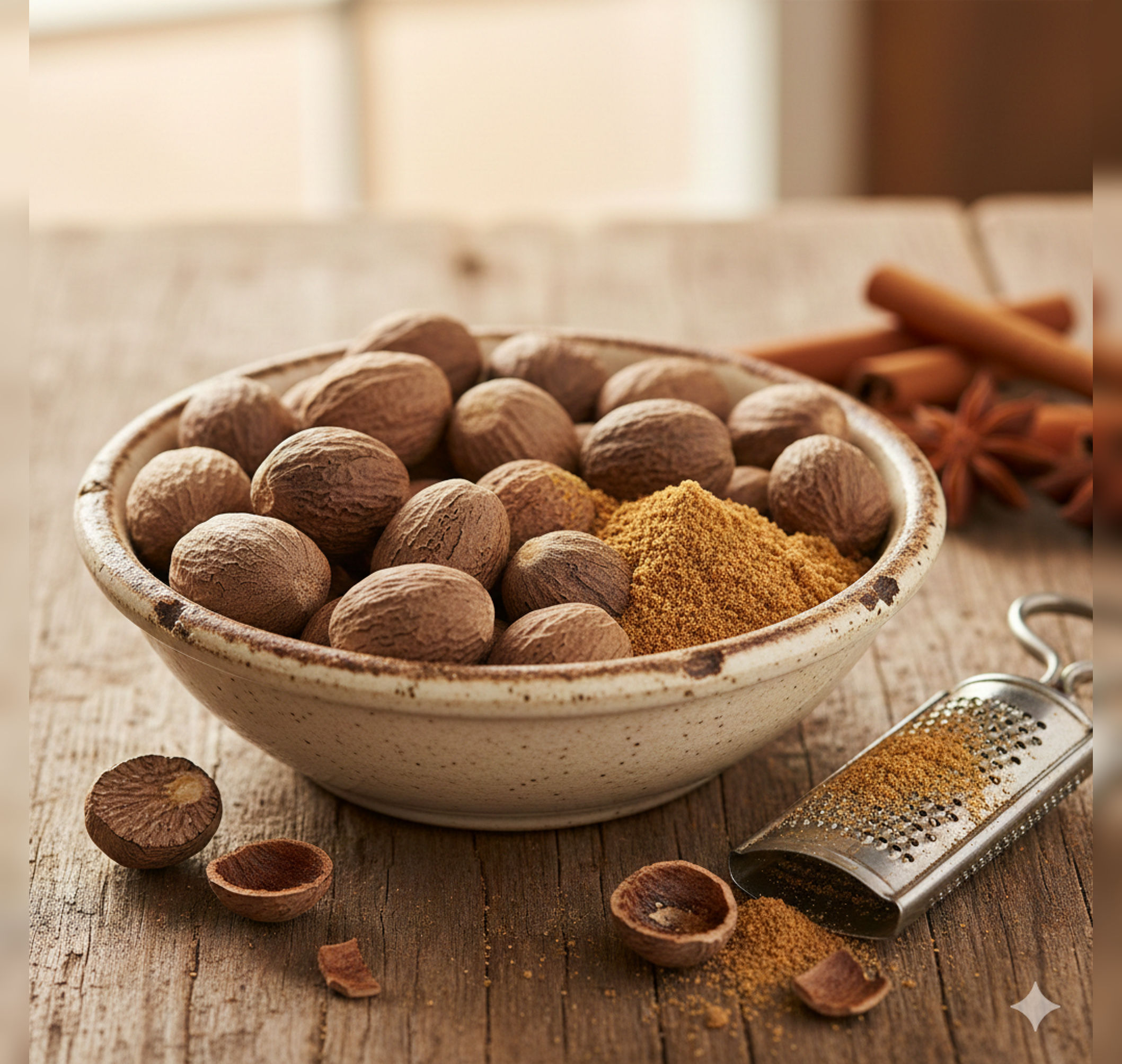 An image of Nutmeg in a bowl, available across Ireland and Northern Ireland by Reddot Food